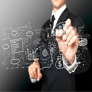 Business, graph, icon.
